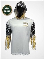Heritage Flag hooded sun shirt
