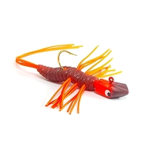 Glow Bug 1 DZN Size 6 Salmon Steelhead Trout Wet Fly Orange 
